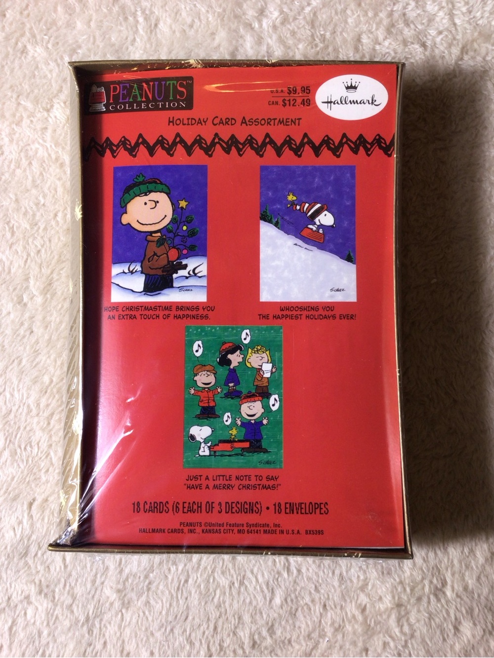 Hallmark Peanuts Holiday Cards